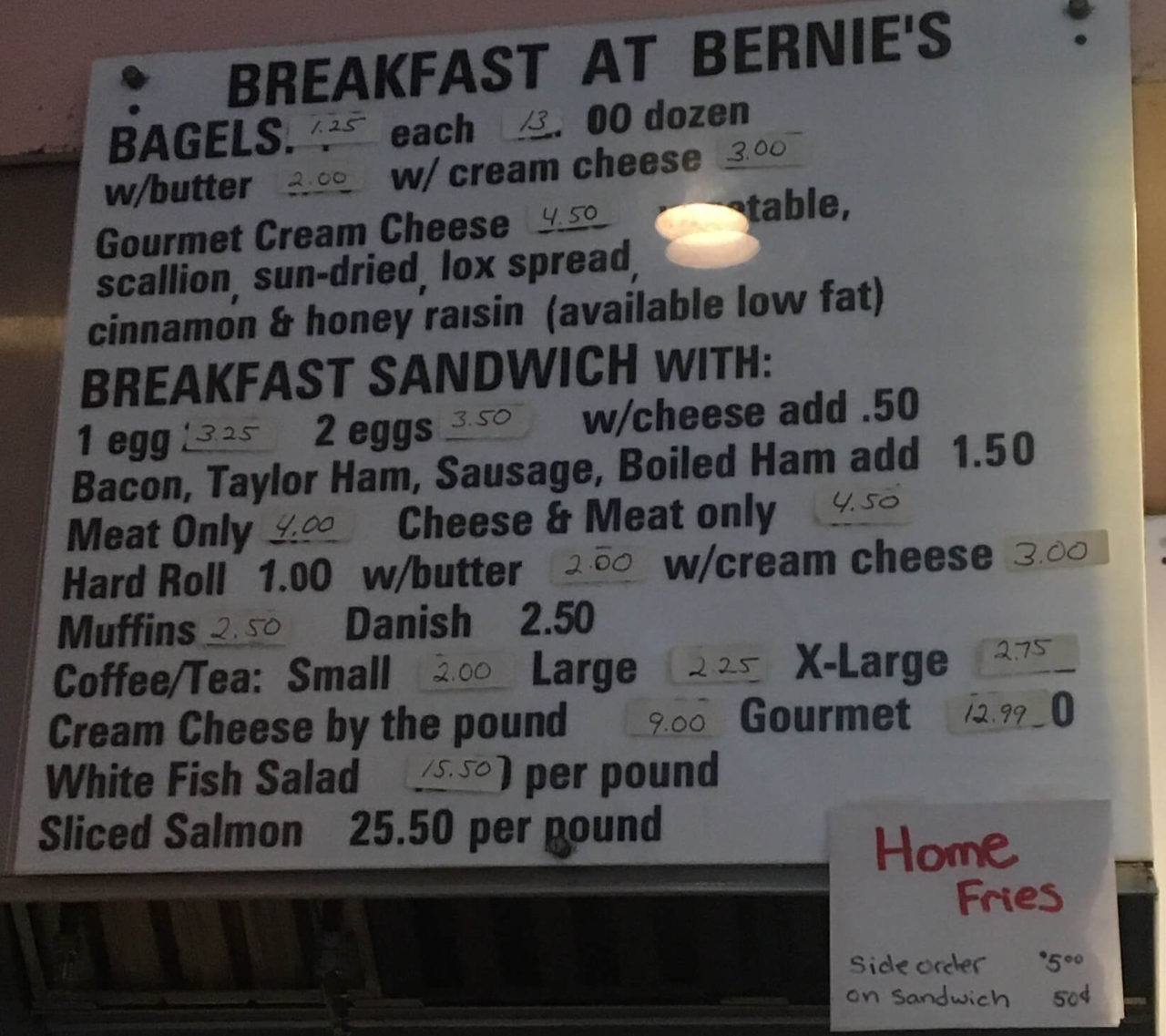 CLOSED Bernie's Bagels Deli and Catering Allendale, NJ