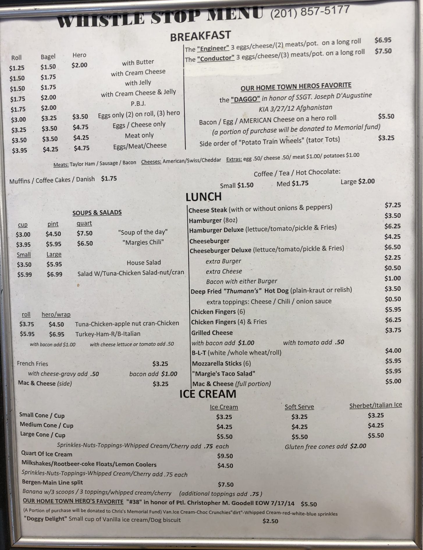 Visit the Cozy "Waldwick Whistle Stop" for Your Breakfast, Lunch and