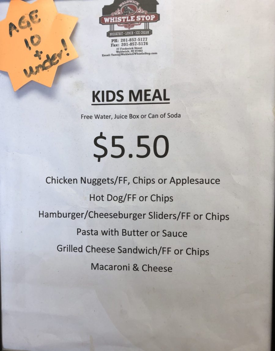 Visit the Cozy "Waldwick Whistle Stop" for Your Breakfast, Lunch and