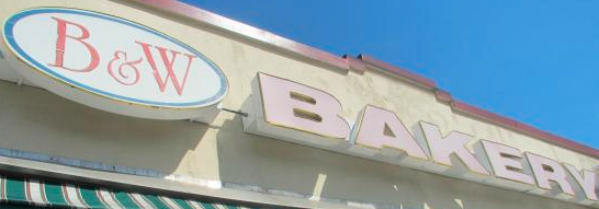 B & W Bakery Sign